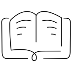 Czarny szkic książki - mały